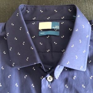 NWOT: 14 & Union | Music note button down